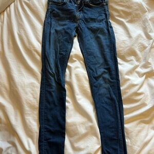 Hudson Jeans Blue Skinny Fit Stretch Denim